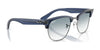 Ray-Ban CLUBMASTER REVERSE RBR0504S Sunglasses / Havana №1359VR / Dark Green (3N 14.9%) / Size 51