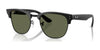 Ray-Ban CLUBMASTER REVERSE RBR0504S Sunglasses / Black On Black №67839A / Dark Green (Polarized) (3P 14.7%) / Size 51