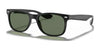 Ray-Ban JUNIOR NEW WAYFARER RJ9052S Sunglasses / Black №100/71 / Dark Green (3N 12.9%) / Size 47