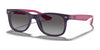 Ray-Ban JUNIOR NEW WAYFARER RJ9052S Sunglasses / Violet №70218G / Light Grey/Dark Grey (3N 15.2%) / Size 48