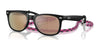 Ray-Ban JUNIOR NEW WAYFARER RJ9052S Sunglasses / Rubber Black №70287J / Orange Mirror Pink (3N 17%) / Size 47