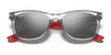 Ray-Ban JUNIOR NEW WAYFARER RJ9052S Sunglasses / Opal Blue №714855 / Blue (3N 14%) / Size 47