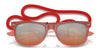 Ray-Ban JUNIOR NEW WAYFARER RJ9052S Sunglasses / Opal Blue №714855 / Blue (3N 14%) / Size 47
