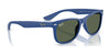 Ray-Ban JUNIOR NEW WAYFARER RJ9052S Sunglasses / Opal Blue №714855 / Blue (3N 14%) / Size 47
