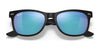 Ray-Ban JUNIOR NEW WAYFARER RJ9052SF Sunglasses | Size 50 / Rubber Black №7028Y4 / Green Mirror Silver (3N 11.3%)
