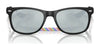 Ray-Ban JUNIOR NEW WAYFARER RJ9052SF Sunglasses | Size 50 / Rubber Black №7028Y4 / Green Mirror Silver (3N 11.3%)
