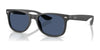 Ray-Ban JUNIOR NEW WAYFARER RJ9052SF Sunglasses | Size 50 / Rubber Dark Gray №717680 / Dark Blue (3N 15.3%)