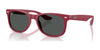 Ray-Ban JUNIOR NEW WAYFARER RJ9052SF Sunglasses | Size 50 / Rubber Bordeaux №717887 / Dark Grey (3N 9.3%)
