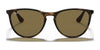 Ray-Ban JUNIOR ERIKA RJ9060S Sunglasses | Size 50 / Fuchsia Fluo №70096Q / Brown/Orange (3N 13.3%)