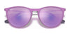 Ray-Ban JUNIOR ERIKA RJ9060S Sunglasses | Size 50 / Fuchsia Fluo №70096Q / Brown/Orange (3N 13.3%)