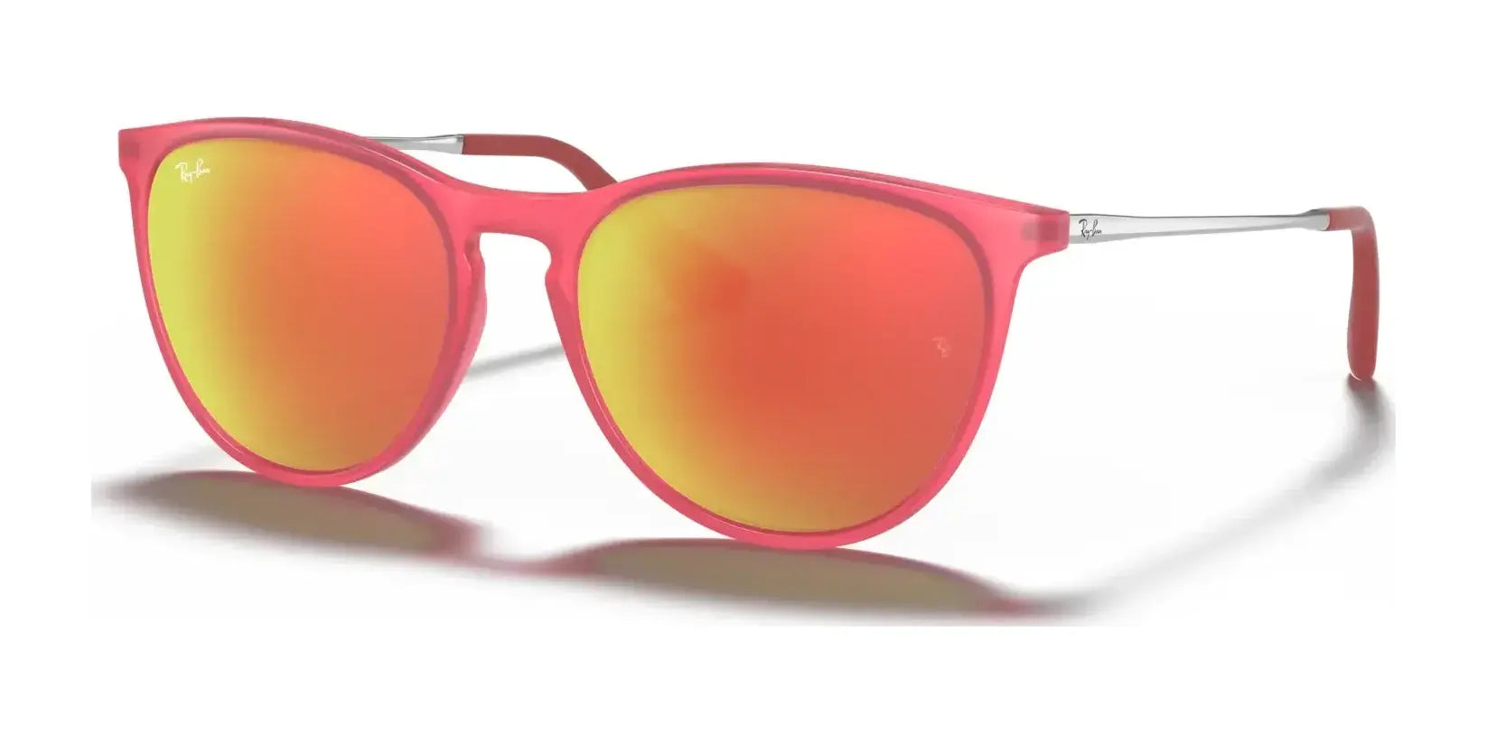 Ray-Ban JUNIOR ERIKA RJ9060S Sunglasses Fuchsia Fluo / Brown / Orange