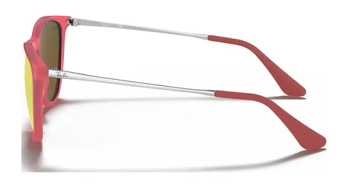 Ray-Ban JUNIOR ERIKA RJ9060S Sunglasses / Size 50 / Fuchsia Fluo №70096Q / Brown/Orange (3N 13.3%)