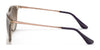 Ray-Ban JUNIOR ERIKA RJ9060S Sunglasses | Size 50 / Fuchsia Fluo №70096Q / Brown/Orange (3N 13.3%)