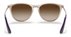 Ray-Ban JUNIOR ERIKA RJ9060S Sunglasses | Size 50 / Fuchsia Fluo №70096Q / Brown/Orange (3N 13.3%)