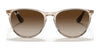 Ray-Ban JUNIOR ERIKA RJ9060S Sunglasses | Size 50 / Fuchsia Fluo №70096Q / Brown/Orange (3N 13.3%)