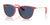 Ray-Ban JUNIOR ERIKA RJ9060S Sunglasses | Size 50 / Rubber Fucsia №718071