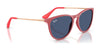 Ray-Ban JUNIOR ERIKA RJ9060S Sunglasses | Size 50 / Fuchsia Fluo №70096Q / Brown/Orange (3N 13.3%)