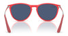 Ray-Ban JUNIOR ERIKA RJ9060S Sunglasses | Size 50 / Fuchsia Fluo №70096Q / Brown/Orange (3N 13.3%)