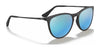 Ray-Ban JUNIOR ERIKA RJ9060SF Sunglasses | Size 52 / Fuxia Fluo №70096Q / Brown Mirror Orange (3N 13.3%)