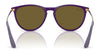 Ray-Ban JUNIOR ERIKA RJ9060SF Sunglasses | Size 52 / Fuxia Fluo №70096Q / Brown Mirror Orange (3N 13.3%)