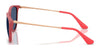Ray-Ban JUNIOR ERIKA RJ9060SF Sunglasses | Size 52 / Fuxia Fluo №70096Q / Brown Mirror Orange (3N 13.3%)