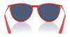 Ray-Ban JUNIOR ERIKA RJ9060SF Sunglasses | Size 52 / Fuxia Fluo №70096Q / Brown Mirror Orange (3N 13.3%)