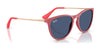 Ray-Ban JUNIOR ERIKA RJ9060SF Sunglasses | Size 52 / Fuxia Fluo №70096Q / Brown Mirror Orange (3N 13.3%)