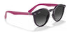 Ray-Ban RJ9064S Sunglasses | Size 44 / Transparent Pink №7052V0 / Clear Gradient Red Mirror Red (2N 38.8%)