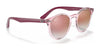 Ray-Ban RJ9064S Sunglasses | Size 44 / Transparent Pink №7052V0 / Clear Gradient Red Mirror Red (2N 38.8%)