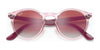 Ray-Ban RJ9064S Sunglasses | Size 44 / Transparent Pink №7052V0 / Clear Gradient Red Mirror Red (2N 38.8%)