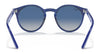Ray-Ban RJ9064S Sunglasses | Size 44 / Transparent Pink №7052V0 / Clear Gradient Red Mirror Red (2N 38.8%)