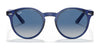 Ray-Ban RJ9064S Sunglasses | Size 44 / Transparent Pink №7052V0 / Clear Gradient Red Mirror Red (2N 38.8%)