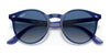 Ray-Ban RJ9064S Sunglasses | Size 44 / Transparent Pink №7052V0 / Clear Gradient Red Mirror Red (2N 38.8%)