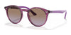Ray-Ban RJ9064S Sunglasses | Size 44 / Transparent Fuxia №706468 / Violet Gradient Brown (2N 26%)