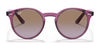 Ray-Ban RJ9064S Sunglasses | Size 44 / Transparent Pink №7052V0 / Clear Gradient Red Mirror Red (2N 38.8%)