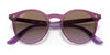 Ray-Ban RJ9064S Sunglasses | Size 44 / Transparent Pink №7052V0 / Clear Gradient Red Mirror Red (2N 38.8%)