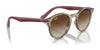 Ray-Ban RJ9064S Sunglasses | Size 44 / Transparent Pink №7052V0 / Clear Gradient Red Mirror Red (2N 38.8%)