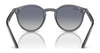 Ray-Ban RJ9064S Sunglasses | Size 44 / Transparent Pink №7052V0 / Clear Gradient Red Mirror Red (2N 38.8%)
