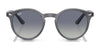 Ray-Ban RJ9064S Sunglasses | Size 44 / Transparent Pink №7052V0 / Clear Gradient Red Mirror Red (2N 38.8%)