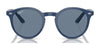 Ray-Ban RJ9064S Sunglasses | Size 44 / Transparent Pink №7052V0 / Clear Gradient Red Mirror Red (2N 38.8%)