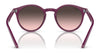 Ray-Ban RJ9064S Sunglasses | Size 44 / Transparent Pink №7052V0 / Clear Gradient Red Mirror Red (2N 38.8%)