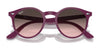 Ray-Ban RJ9064S Sunglasses | Size 44 / Transparent Pink №7052V0 / Clear Gradient Red Mirror Red (2N 38.8%)