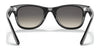 Ray-Ban JUNIOR WAYFARER RJ9066S Sunglasses | Size 47 / Black №100/11 / Light Grey/Dark Grey (2N 22.8%)