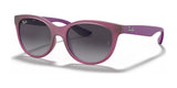 Ray-Ban RJ9068S Sunglasses Transparent Fuchsia / Light Grey / Dark Grey