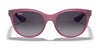 Ray-Ban RJ9068S Sunglasses | Size 47 / Transparent Fuchsia №70568G / Light Grey/Dark Grey (3N 15.2%)