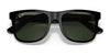 Ray-Ban JUNIOR JUSTIN RJ9069S Sunglasses | Size 48 / Black №100/71 / Dark Green (3N 12.9%)