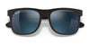 Ray-Ban JUNIOR JUSTIN RJ9069S Sunglasses | Size 48 / Black №100/71 / Dark Green (3N 12.9%)