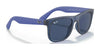 Ray-Ban JUNIOR JUSTIN RJ9069S Sunglasses | Size 48 / Black №100/71 / Dark Green (3N 12.9%)