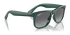 Ray-Ban JUNIOR JUSTIN RJ9069S Sunglasses | Size 48 / Black №100/71 / Dark Green (3N 12.9%)