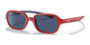 Ray-Ban RJ9074S Sunglasses / Red On Blue №709380 / Dark Blue (3N 15.3%) / Size 39